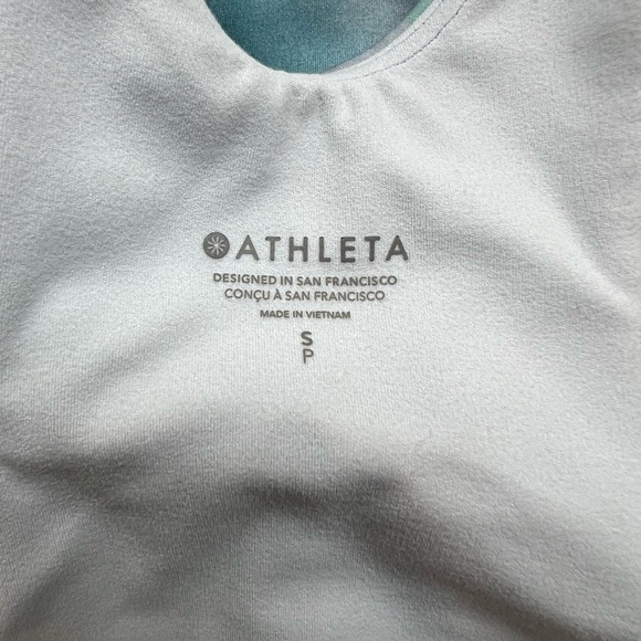 Athleta Conscious Crop Size Small, Blue Tie Dye - Picture 8 of 10